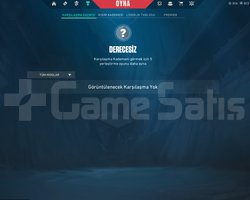 unranked fresh hesap