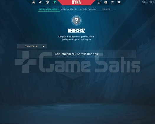 unranked fresh hesap