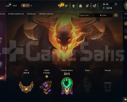 EUW 164 LEVEL MAİLLİ 137K MAVİ ÖZLÜ 40 SKİNLİ!!!