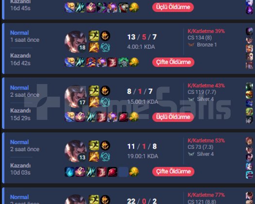 EUW - 9/10 WIN - +30 LVL - HANDMADE - RANKED RDY