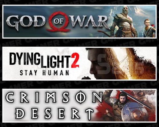 God Of War +Dying Light 2 +Crimson Desert