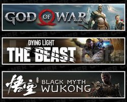 God Of War +The Beast +Black Myth Wukong