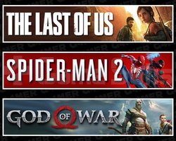 Last Of Us 1 +Spider-Man 2 +God Of War
