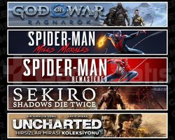 Ragnarök +Miles +Spider 1 +Sekiro +Uncharted