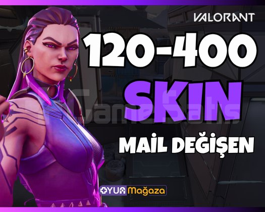 UVIP+ | 120-400 SKİN | MAİL DEĞİŞEN | RANDOM HESAP