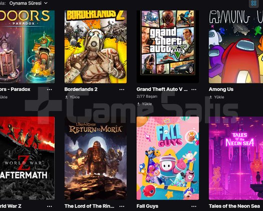 Epic games full dolu hesap. 520+ oyun
