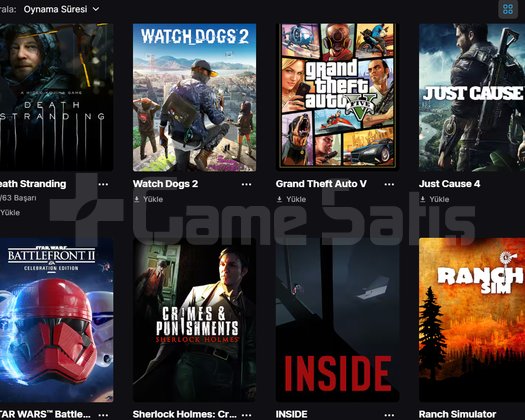 Epic games full dolu hesap. 520+ oyun