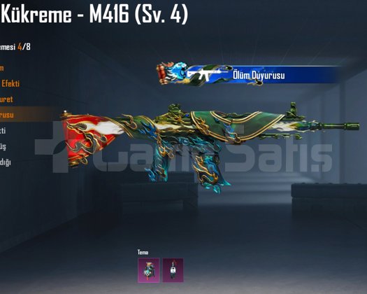 SİYAH FORMA!!!M4 4 SEVİYE+57 KOLEKSİYON+KADEME AS