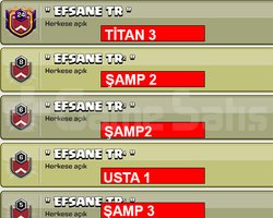 5i 1 Yerde Efsane TR Klan Paketi | 5 Klan