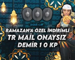 TR - DEMİR 1 0 KP - MAİL ONAYSIZ - ULTRA DÜŞÜK MMR