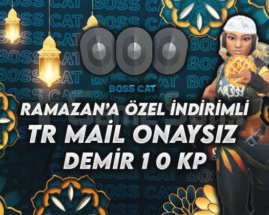 TR - DEMİR 1 0 KP - MAİL ONAYSIZ - ULTRA DÜŞÜK MMR