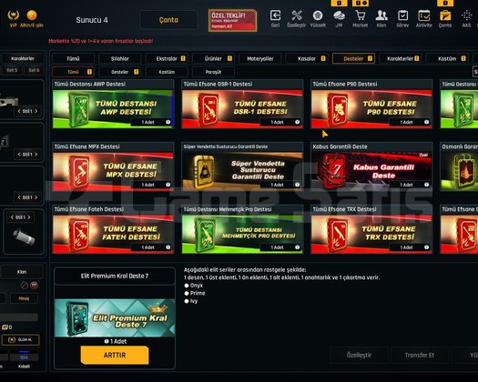 48K Materyalli 56 Seviye Zula Hesabı