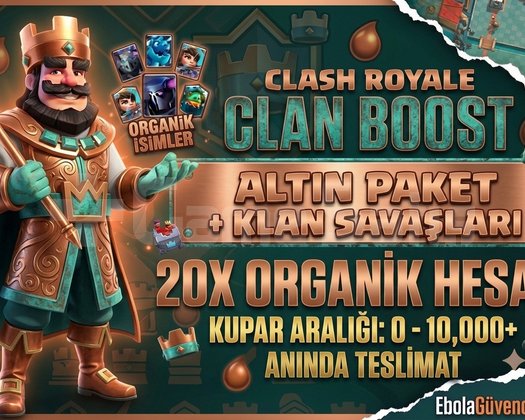 CR Klan Boost Paketi 20x Altın + KS