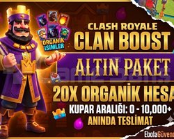 Clash Royale Klan Boost Paketi 20x Altın