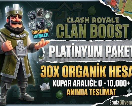 Clash Royale Klan Boost Paketi 30x Platinyum