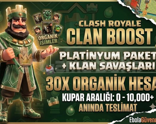 CR Klan Boost Paketi 30x Platinyum + KS