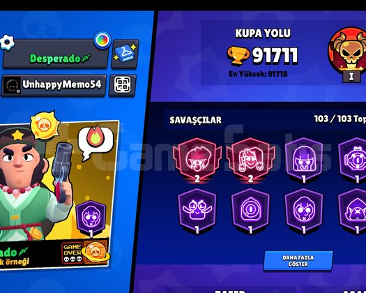 91.7K KUPA + 103/103 FULL KARAKTER + 350+ KOSTÜMLÜ
