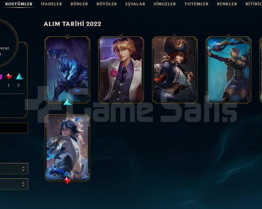 TR Unranked | 6 Kostüm - 30 Hero | LoL