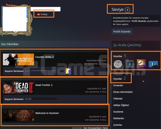 5 MADALYALI 6 LV 171 TL STEAM BAKİYE ETS 2 1500 TL