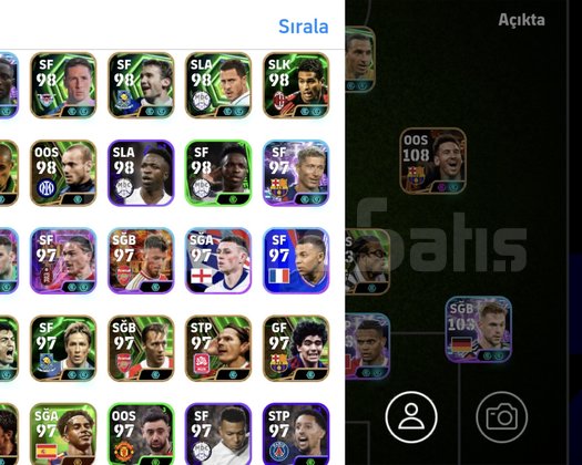 KG 3230 BOMBACI MESSİ+ZLATAN+PİRLO+LOOKMAN