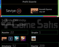 209 oyunlu steam hesabı ucuza veriyorum