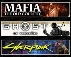 Mafia +Tsushima +Cyberpunk 2077