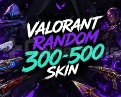 100TR GARANTILI 300-500 SKIN VALORANT RANDOM