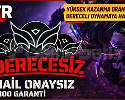 TR / +30 LVL + RANK HZR + HANDMADE + MAİL ONAYSIZ