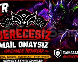 TR / +30 LVL + UNRANKED + HANDMADE + MAİL ONAYSIZ