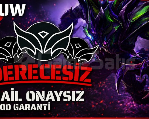 EUW / +30 LVL + UNRANKED + HANDMADE + MAİL ONAYSIZ
