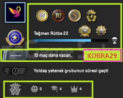 FACEİT+ 6 MADALYA 310 WİN 587 SAAT SEÇKİN