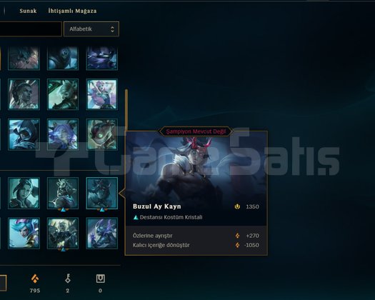 UNRANKED 16 KÖSTÜM BOL GANİMET HANMADE S12 ACC