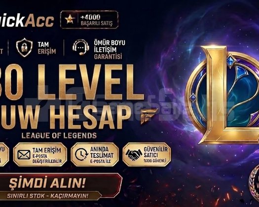 EUW + UNRANKED + MAİL ONAYSIZ+ HANDMADE HESAPLAR