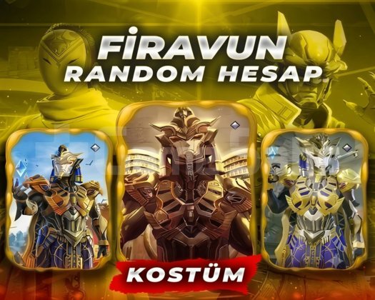 FİRAVUN DOPDOLU+++ GARANTİLİ ASLA BOŞ PUBG RANDOM