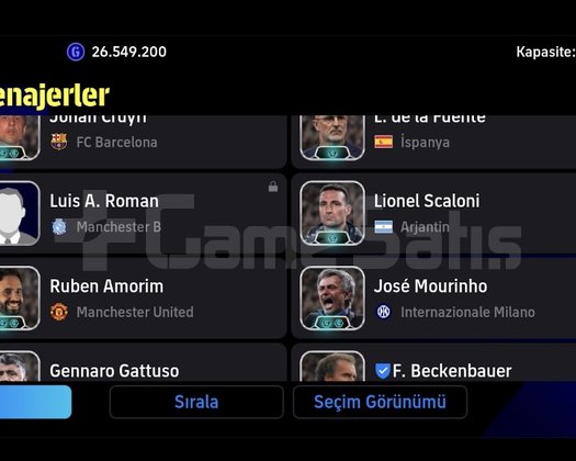Bombacı Salah 107 beckham DOLU HESAP