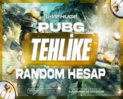 |DOPDOLU| TEHLİKE++ PUBG RANDOM HESAP+ UVİP+