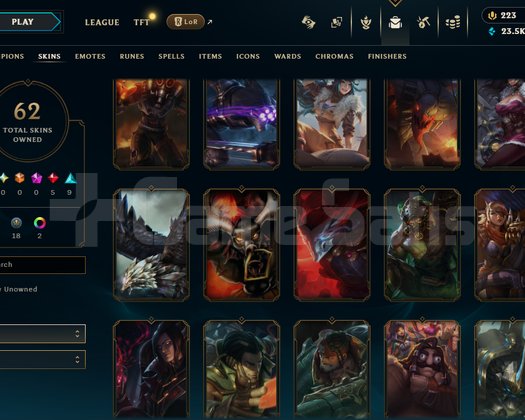 TR | Unranked | Black Alistar | 62 Skin