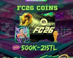 FC26 FUT Coins - 500K/215 TL PC-PS-XBOX