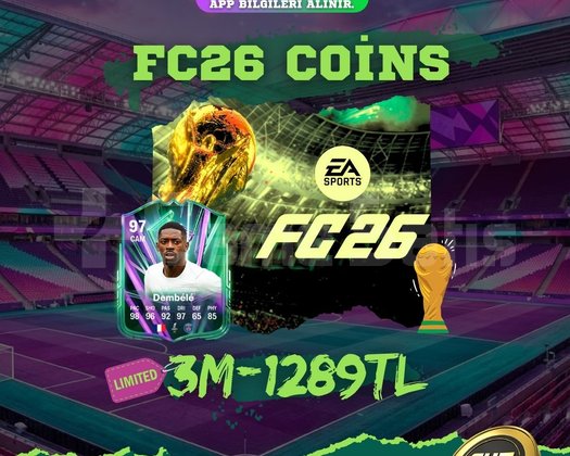 FC26 FUT Coins - 3MİL./1289TL PC-PS-XBOX