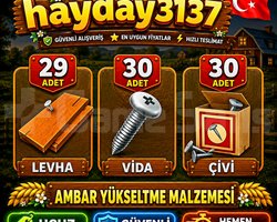 89 ADET AMBAR YÜKSELTME MALZEMESİ HEMEN TESLİM