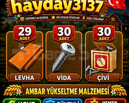 89 ADET AMBAR YÜKSELTME MALZEMESİ HEMEN TESLİM