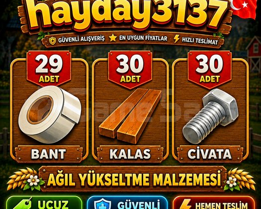 89 ADET AĞIL YÜKSELTME MALZEMESİ HEMEN TESLİM