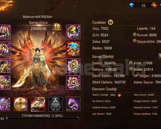 S4-s5 kalabalık savaşçı 2300 milyon