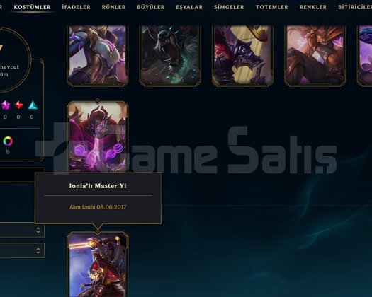 EUW 18 WİN PLAT 4 54.5 WR +29 HANMADE 2017 ACC