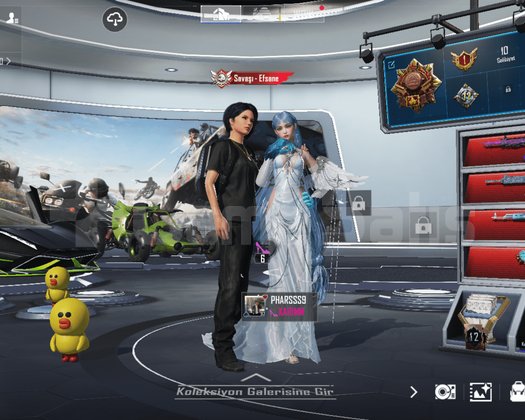 6 RED + 4 SPOR ARABA ORTA SEVİYE PUBG MOBİLE HESAP