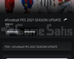 EFOOTBALL PES 2021 KİŞİSEL HESAP