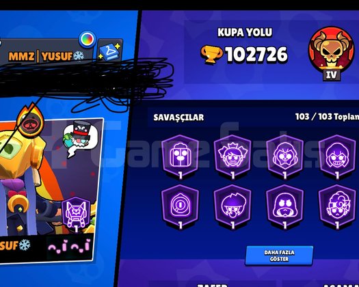 102K KUPA | 103/103 FULL KARAKTER | 79 HİPERŞARJ