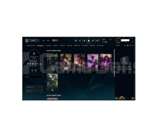 EUW HANDMADE 5 TAKDİR UNRANKED HESAP