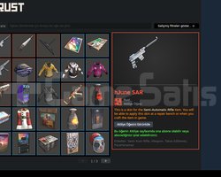 RUST KİŞİSEL HESAP UYGUNA SKİNLİ