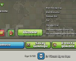 16 LEVEL YABANCI İSİMLİ KLAN+7 LEVEL BAŞKENT
